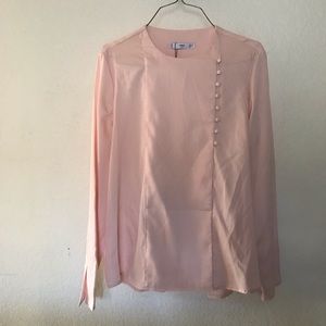 Light pink Mango button blouse